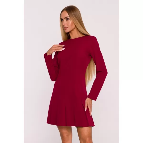  Dámské šaty MOE M872 MAROON 