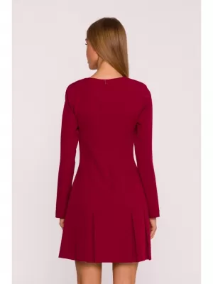Dámské šaty MOE M872 MAROON