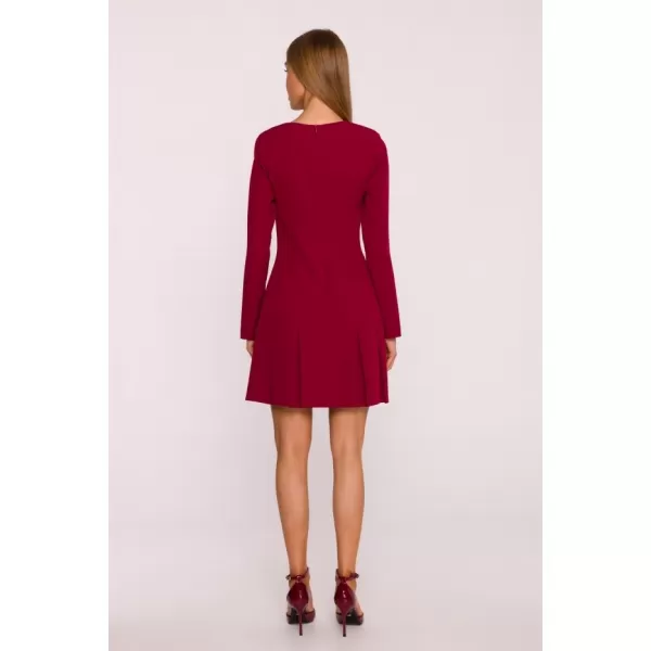  Dámské šaty MOE M872 MAROON 