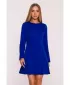 Dámské šaty MOE M872 ROYAL BLUE