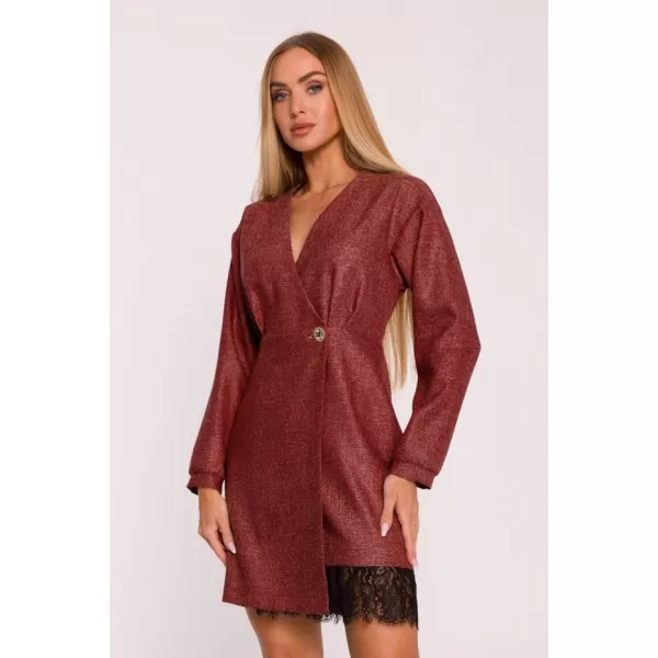 Dámské šaty MOE M871 MAROON 