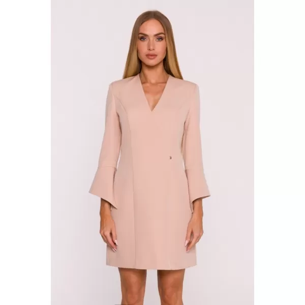  Dámské šaty MOE M876 BEIGE 