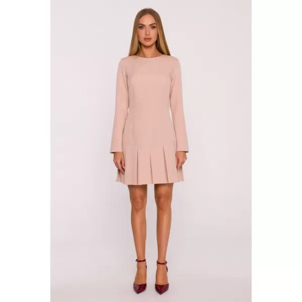  Dámské šaty MOE M872 BEIGE 
