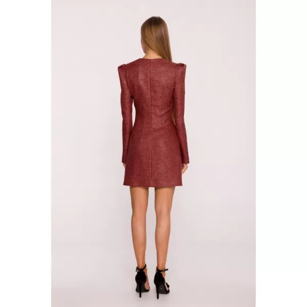  Dámské šaty MOE M869 MAROON 