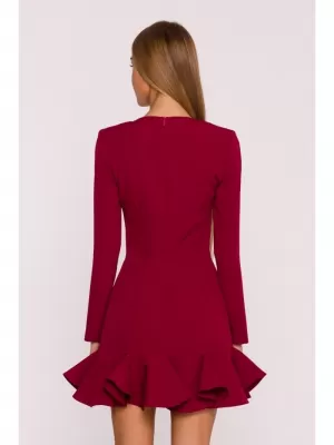Dámské šaty MOE M880 MAROON