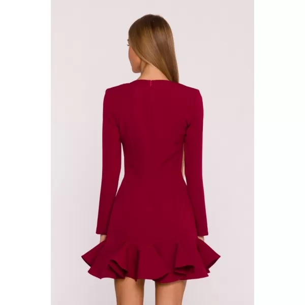  Dámské šaty MOE M880 MAROON 