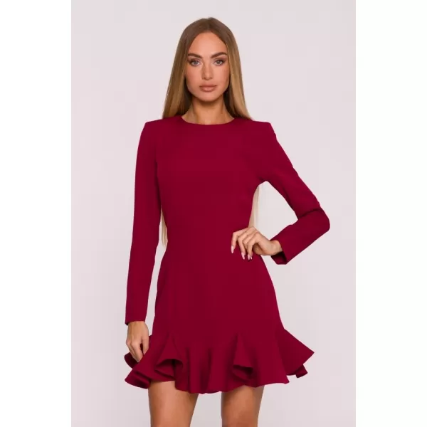 Dámské šaty MOE M880 MAROON 