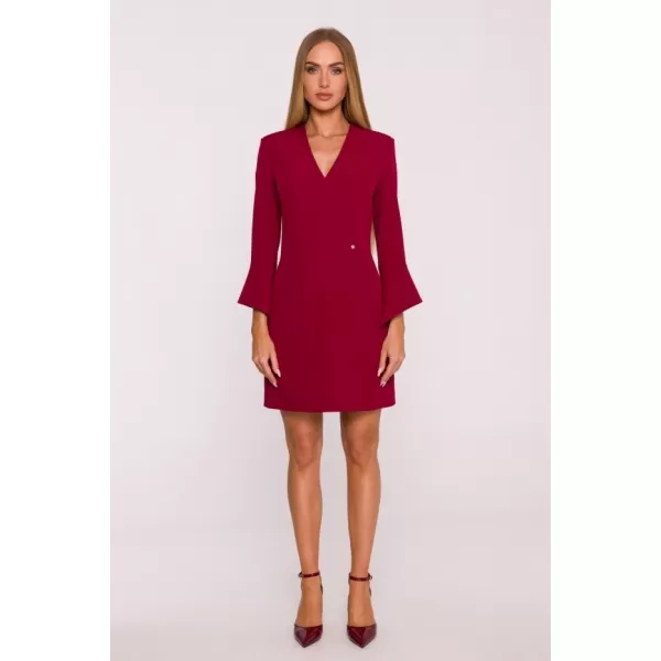  Dámské šaty MOE M876 MAROON 
