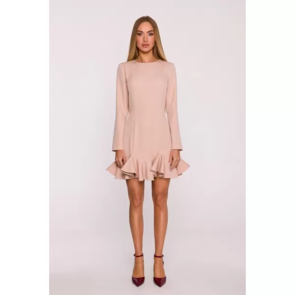  Dámské šaty MOE M880 BEIGE 