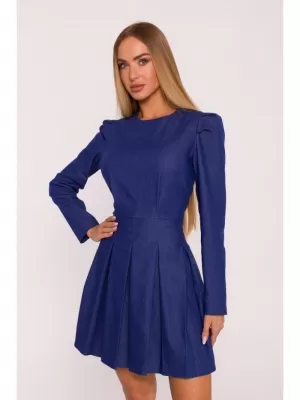 Dámské šaty MOE M884 BLUE