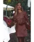 Dámské šaty MOE M870 MAROON