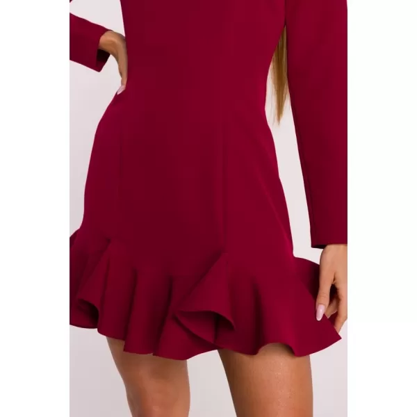  Dámské šaty MOE M880 MAROON 