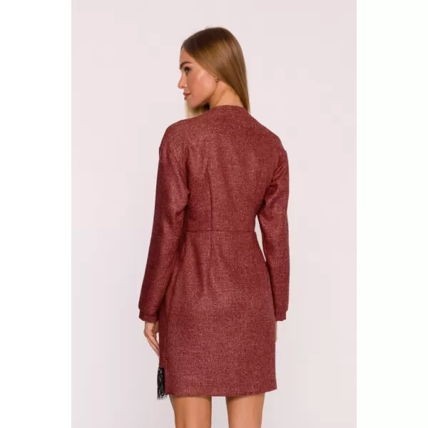  Dámské šaty MOE M871 MAROON 
