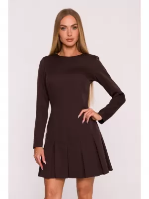 Dámské šaty MOE M872 BROWN