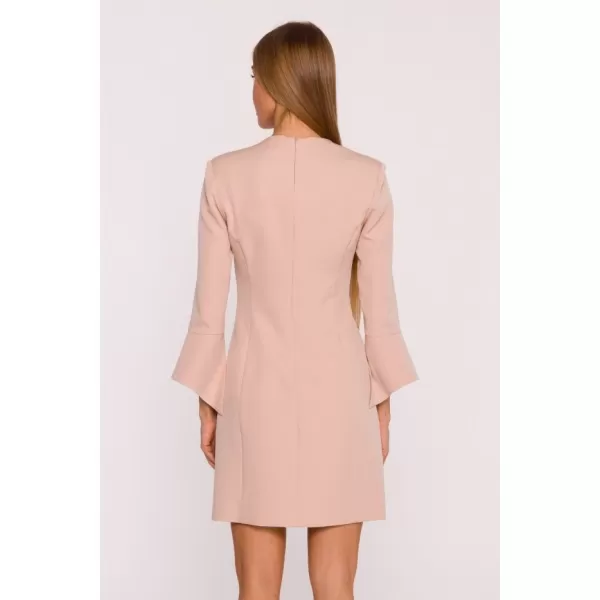  Dámské šaty MOE M876 BEIGE 