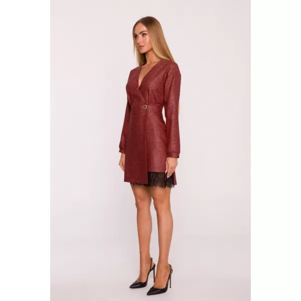  Dámské šaty MOE M871 MAROON 