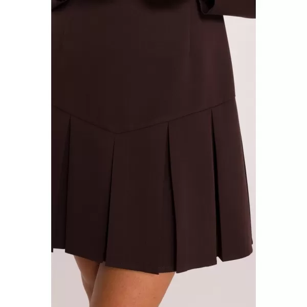  Dámské šaty MOE M872 BROWN 