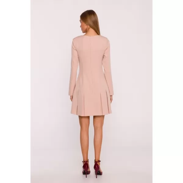  Dámské šaty MOE M872 BEIGE 
