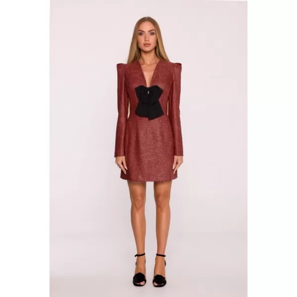  Dámské šaty MOE M869 MAROON 