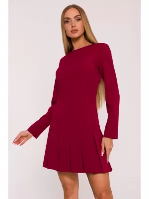 Dámské šaty MOE M872 MAROON