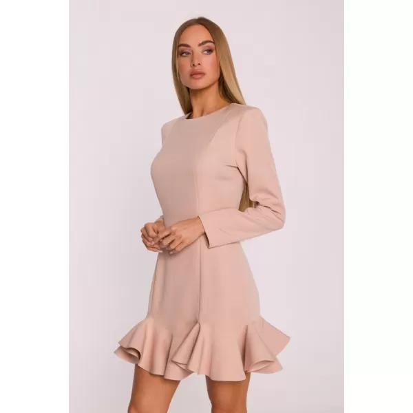  Dámské šaty MOE M880 BEIGE 