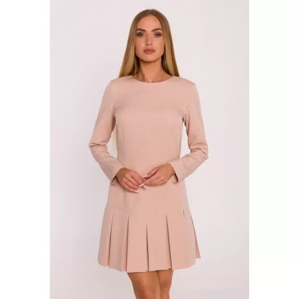  Dámské šaty MOE M872 BEIGE 