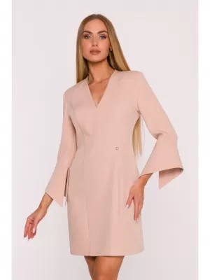Dámské šaty MOE M876 BEIGE