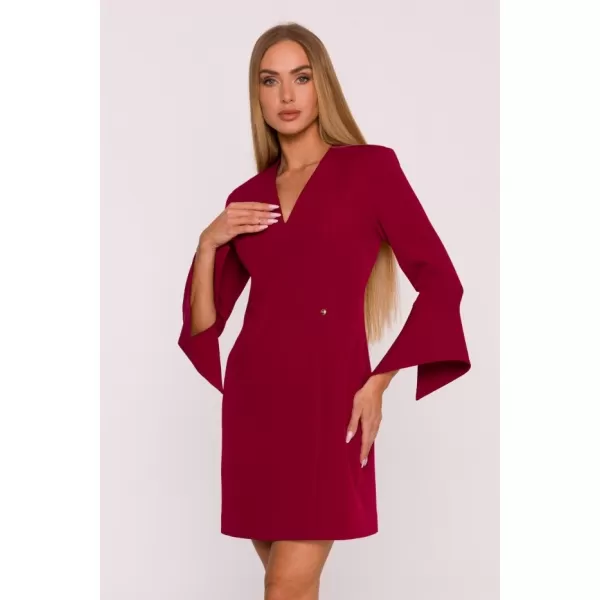  Dámské šaty MOE M876 MAROON 