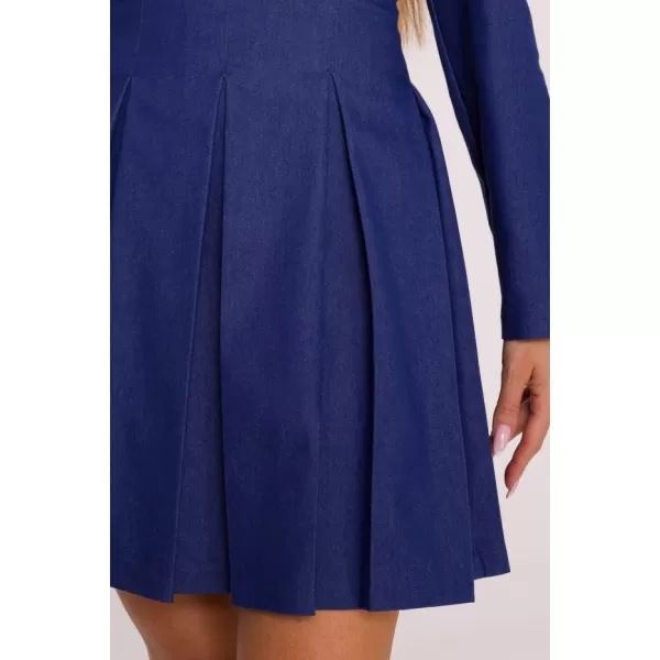  Dámské šaty MOE M884 BLUE 