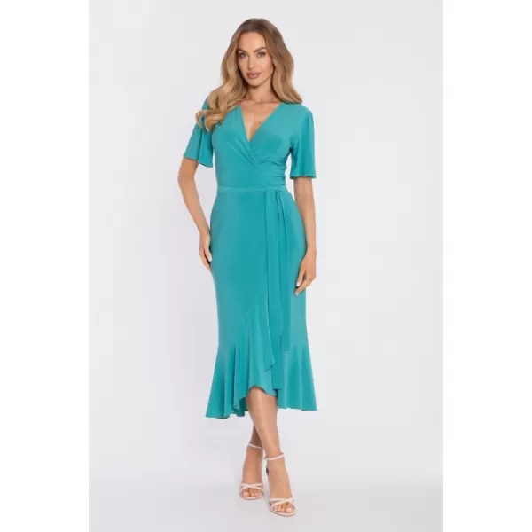  Dámské šaty MOE M912 TURQUOISE 
