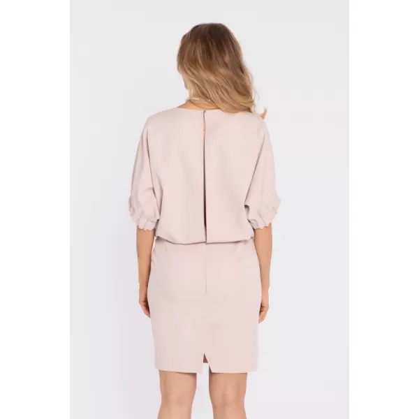  Dámské šaty MOE M904 LIGHT BEIGE 