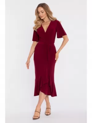 Dámské šaty MOE M912 MAROON