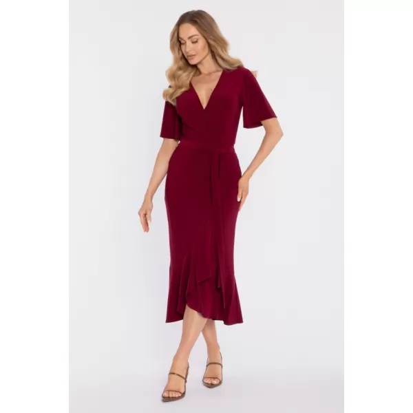 Dámské šaty MOE M912 MAROON 