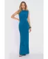 Dámské šaty MOE M913 OCEAN BLUE