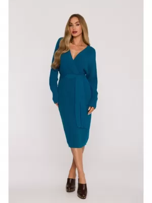 Dámské šaty MOE M810 OCEAN BLUE