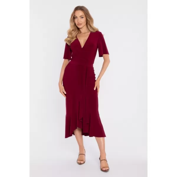  Dámské šaty MOE M912 MAROON 