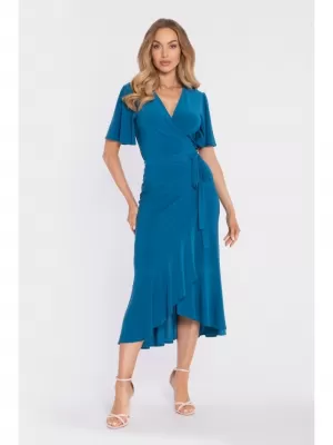 Dámské šaty MOE M912 OCEAN BLUE