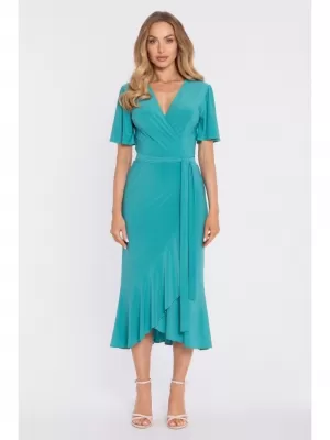 Dámské šaty MOE M912 TURQUOISE
