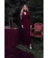 Dámské šaty MOE M891 MAROON