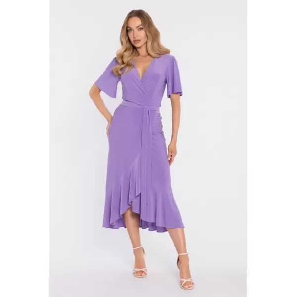  Dámské šaty MOE M912 LIGHT PURPLE 