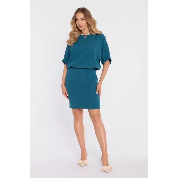  Dámské šaty MOE M904 OCEAN BLUE 