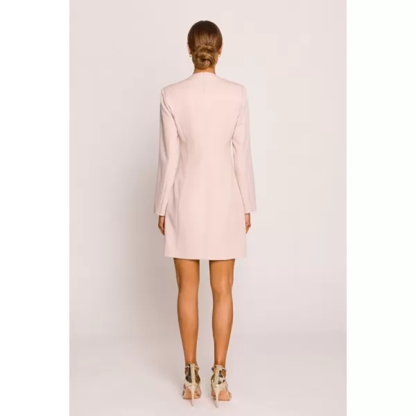  Dámské šaty MOE M793 LIGHT BEIGE 