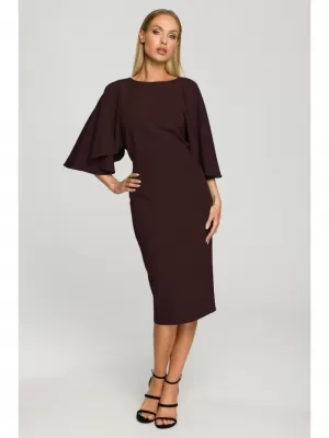 Dámské šaty MOE M700 BROWN