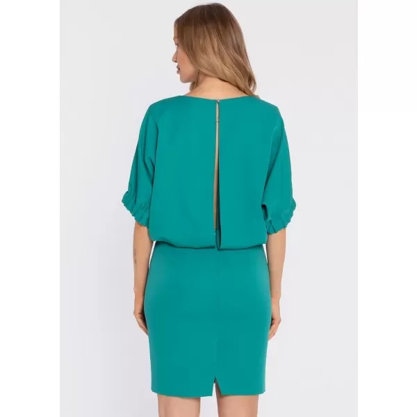  Dámské šaty MOE M904 TURQUOISE 