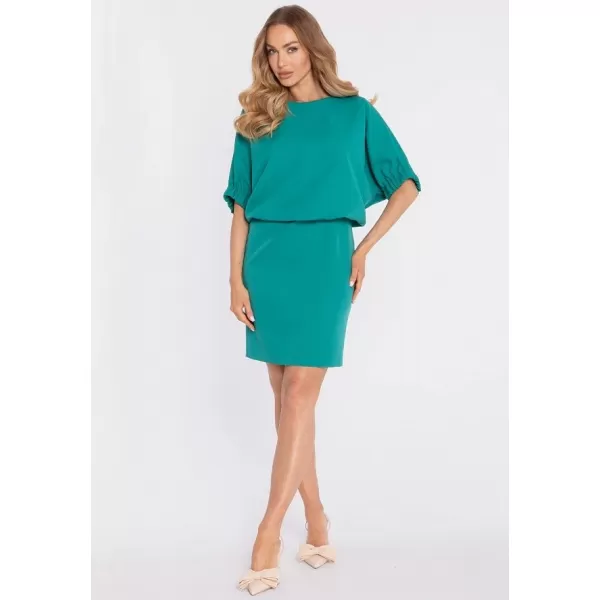  Dámské šaty MOE M904 TURQUOISE 