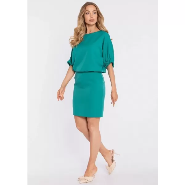  Dámské šaty MOE M904 TURQUOISE 
