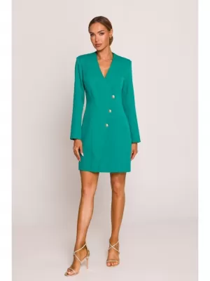 Dámské šaty MOE M793 TURQUOISE