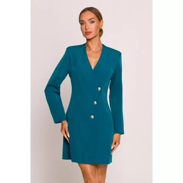  Dámské šaty MOE M793 OCEAN BLUE 