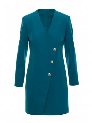 Dámské šaty MOE M793 OCEAN BLUE