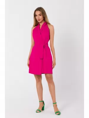 Dámské šaty MOE M747 FUCHSIA
